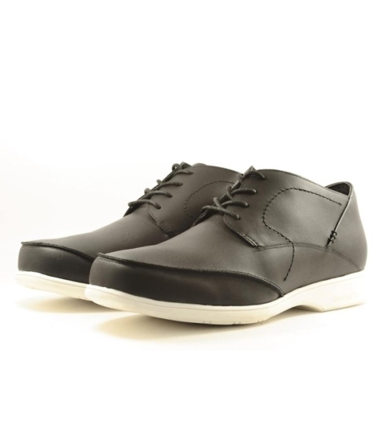[] MO002-James Dogyball exclusive designer models full genuine leather casual shoes black type sportsman - รองเท้าลำลองผู้ชาย - หนังแท้ สีดำ