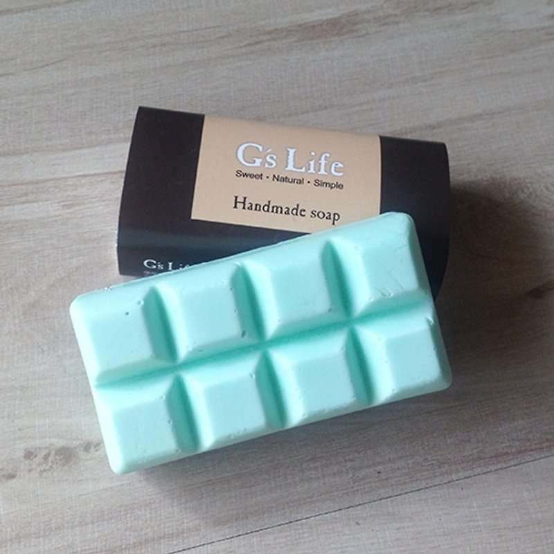 Travel Chocolate Soap - Mint - น้ำหอม - พืช/ดอกไม้ สีน้ำเงิน
