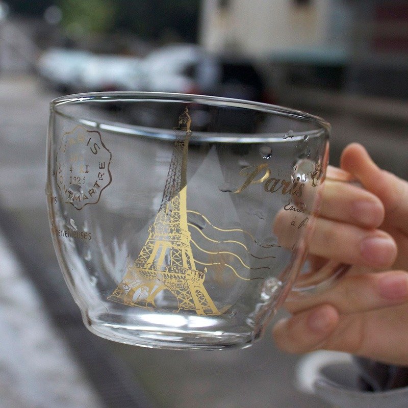 U-PICK原品生活 復古燈工玻璃杯 水杯 玻璃杯--鐵塔金 杯子 茶杯 - 茶具/茶杯 - 玻璃 