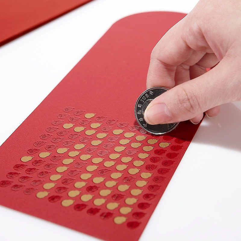[Good Days!] Scratch-off X Minesweeper-game Red envelopes (Blessing Version) - ถุงอั่งเปา/ตุ้ยเลี้ยง - กระดาษ สีแดง