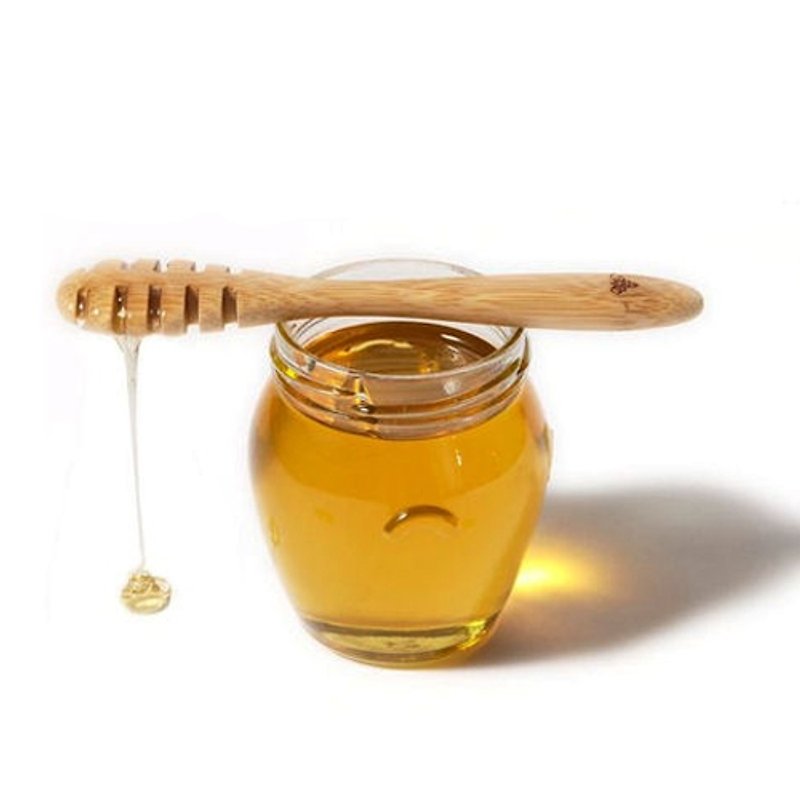 バンブー│有機蜂蜜攪拌スプーン群（3群） - カトラリー - 竹製 ブラウン