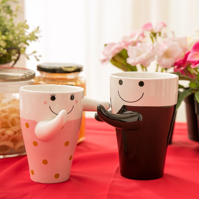 sunart pair of cups - pas de deux - Mugs - Other Materials Pink