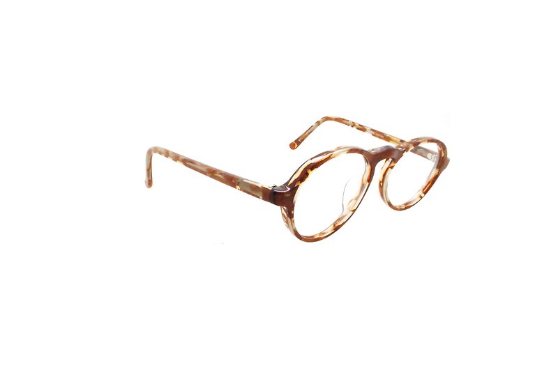 You can purchase additional plain/prescription lenses Kansai Yamamoto KY89PL antique glasses - Glasses & Frames - Plastic Brown