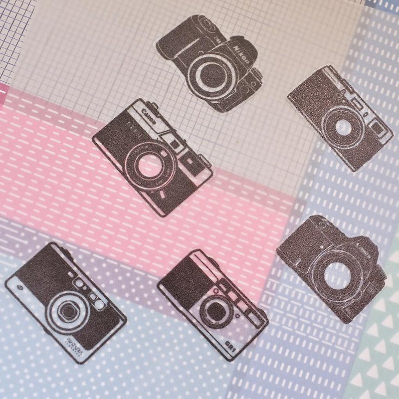 | Stickers | Camera Series 02 - Stickers - Paper Black