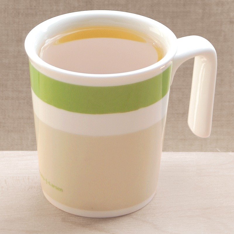 Green bamboo kiss mug (primary system) - Mugs - Other Materials Green