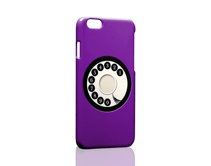 Hello!紫色電話盤訂製 Samsung iPhone 手機殼 Custom phone case - 手機殼/手機套 - 塑膠 紫色