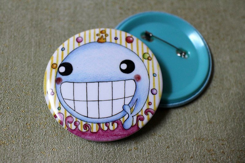 Big Badge (Laughing Whale) - Other - Other Metals 