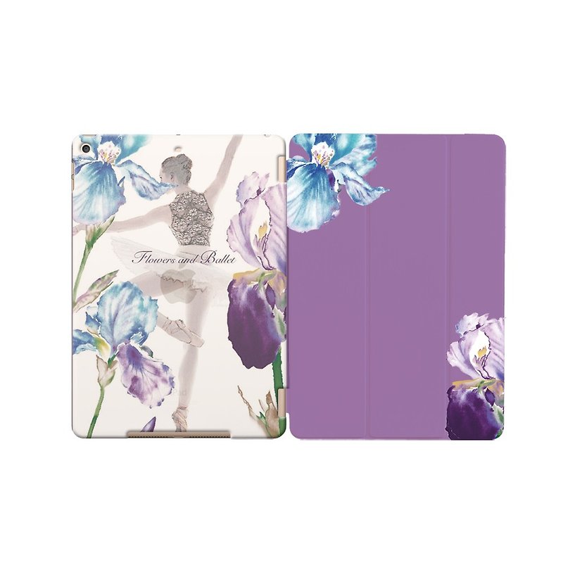 Hand-painted love series - the last gentle - Miss 199 - iPad Mini case - เคสแท็บเล็ต - พลาสติก สีม่วง