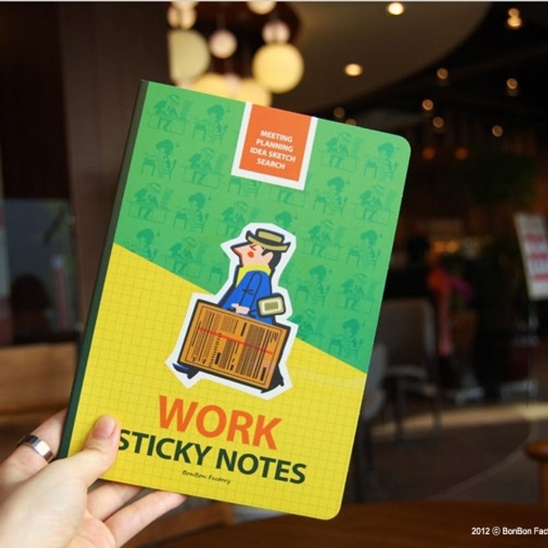 Dessin x 7321 Design- my handy sticky this -Work, 7321-68103 - กระดาษโน้ต - กระดาษ หลากหลายสี