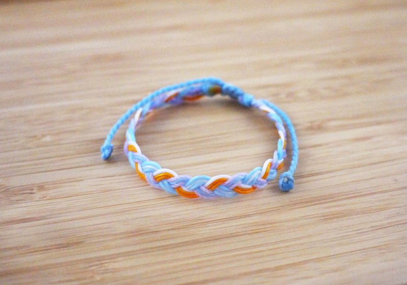[Long-lasting] Silk Wax Thread Braided Bracelet - Bracelets - Other Materials Multicolor