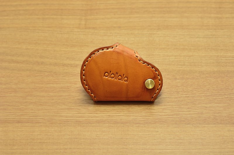 pipilala handmade leather vegetable tanned leather car key holster MINI Coope exclusive harness Method - ที่ห้อยกุญแจ - หนังแท้ สีนำ้ตาล