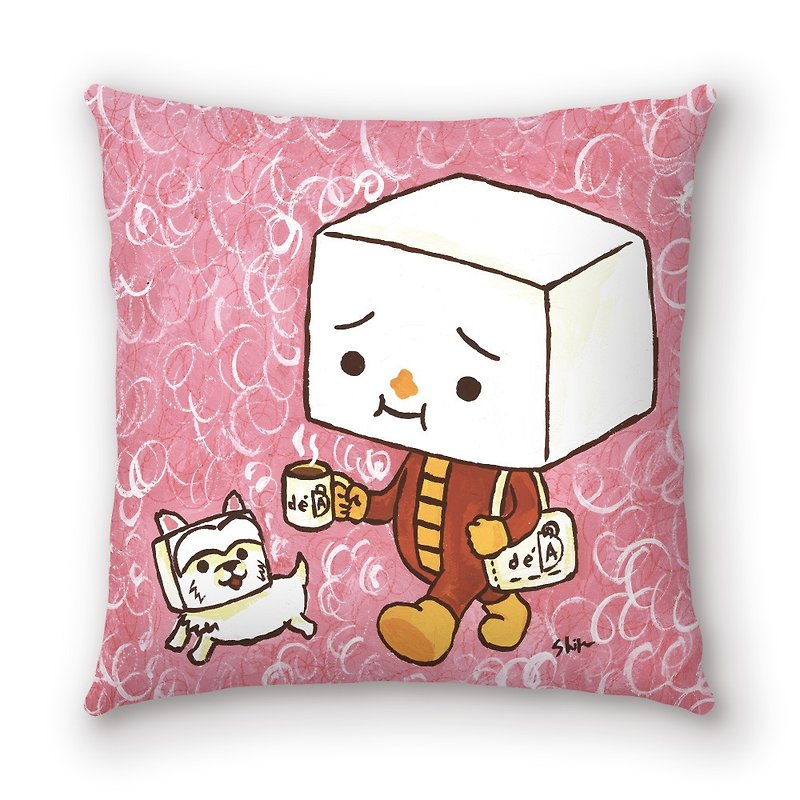 AppleWork iPillow Creative pillow: Parental tofu PSPL-004 - Pillows & Cushions - Cotton & Hemp Pink