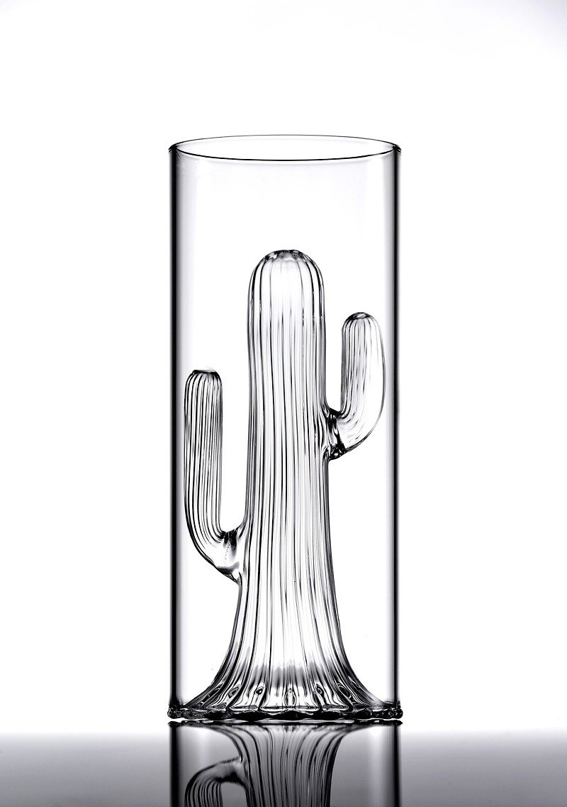 Cactus Flower - Items for Display - Glass White