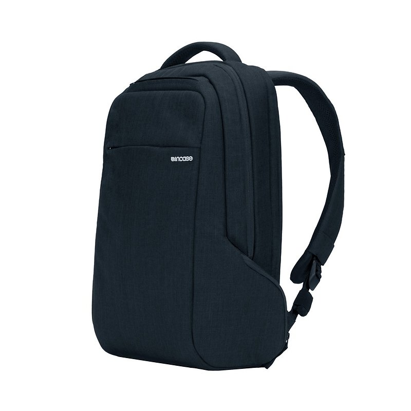 Incase ICON Slim Pack with Woolenex Laptop Backpack (Linen Dark Blue) - กระเป๋าเป้สะพายหลัง - วัสดุอื่นๆ สีน้ำเงิน