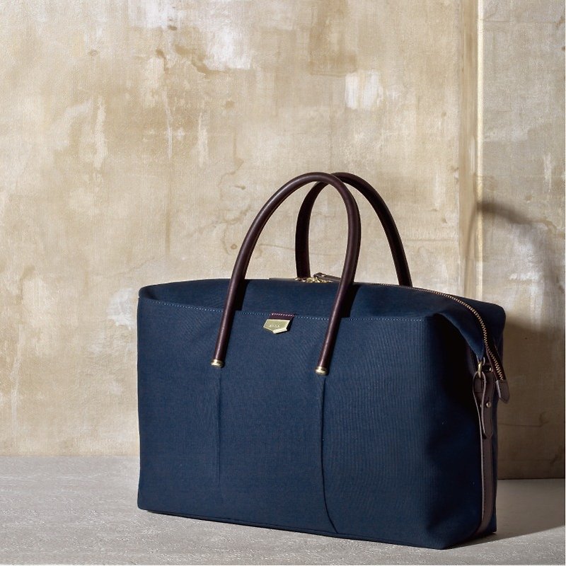 [ADOLE] Arc de Triomphe holiday bag-navy blue (adult wear model) - กระเป๋าถือ - วัสดุอื่นๆ สีน้ำเงิน