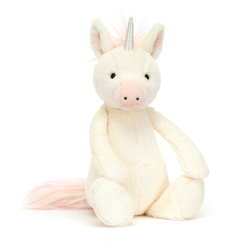 Bashful Unicorn 獨角獸31cm - 玩偶/公仔 - 聚酯纖維 白色