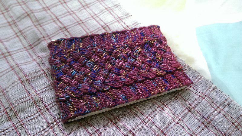 Lan hand-made knitted headband (flower yarn colorful Peach) - ที่คาดผม - วัสดุอื่นๆ สึชมพู