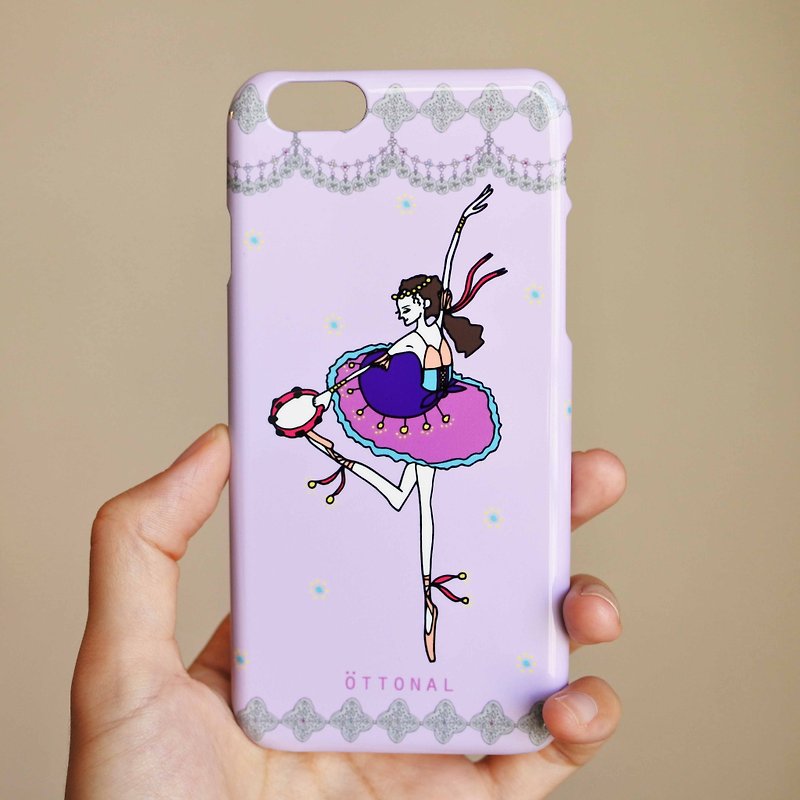 Esmeralda purple with background - Phone Cases - Plastic Purple