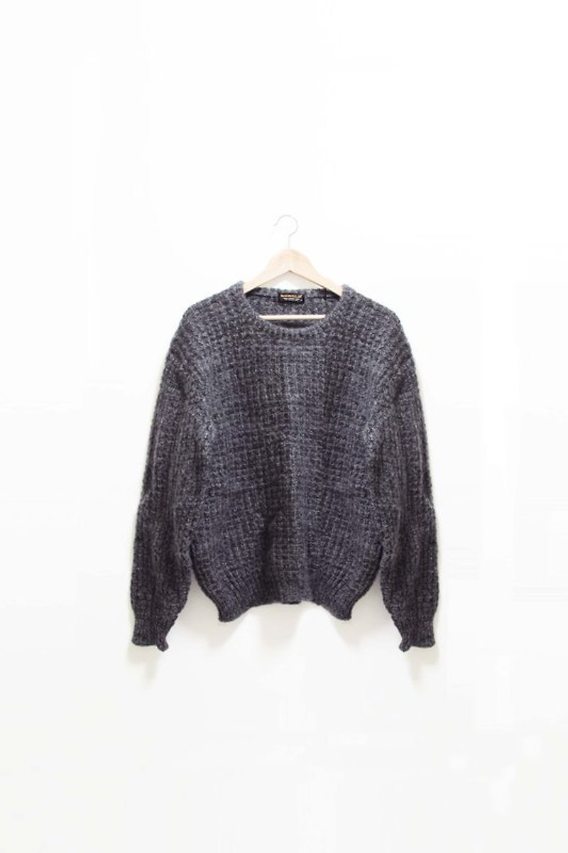Other Materials Women's Sweaters Multicolor - 【Wahr】鐵灰針織毛衣