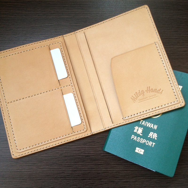 Mildy Hands - PC01 - 護照夾 Passport Case - 護照套 - 真皮 咖啡色