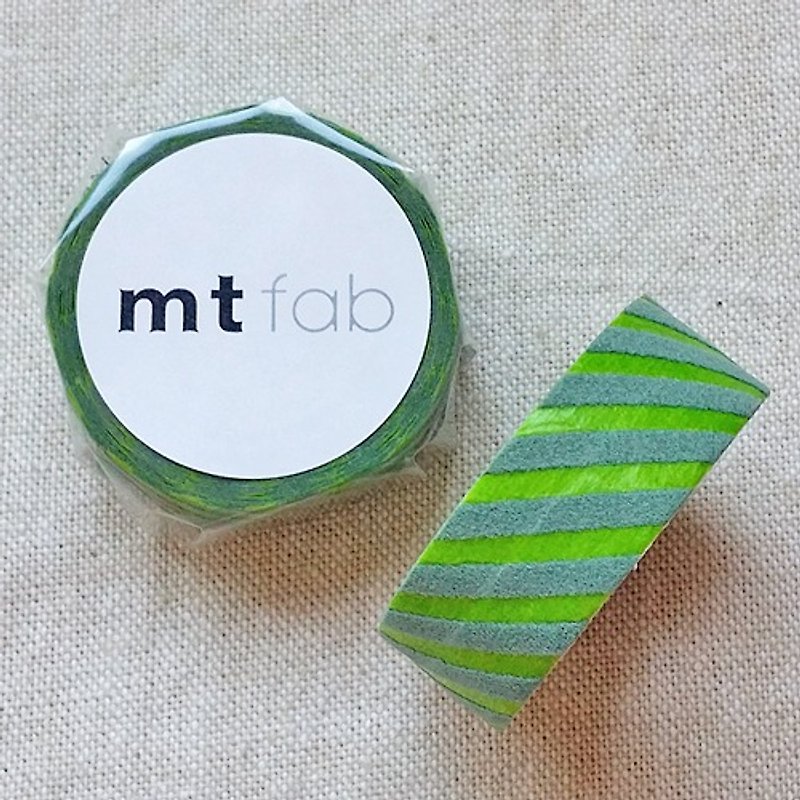 Mt and paper tape fab flocking series [twill type light green + moss green (MTFL1P017)] - มาสกิ้งเทป - กระดาษ สีเขียว