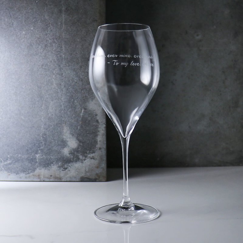 650cc【德國SPIEGELAU】(多文字版)Adina Prestige白金水晶杯 - 酒杯/酒器 - 玻璃 灰色