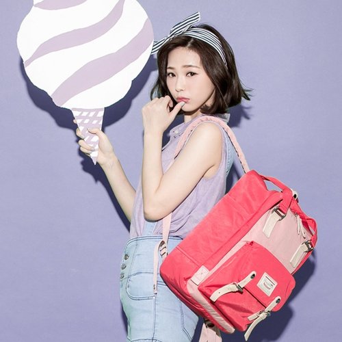 Doughnut Waterproof Macaron Backpack - Cherry Bubble
