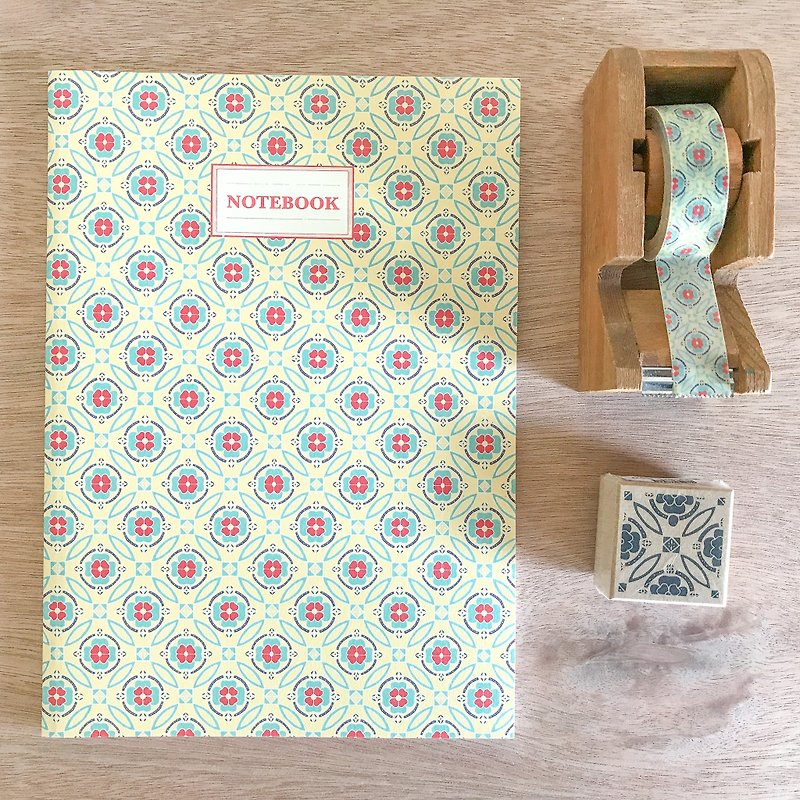 Floral NoteBook / Four Seasons series 【 Autumn, Warmth of Sunshine】 - สมุดบันทึก/สมุดปฏิทิน - กระดาษ สีเหลือง