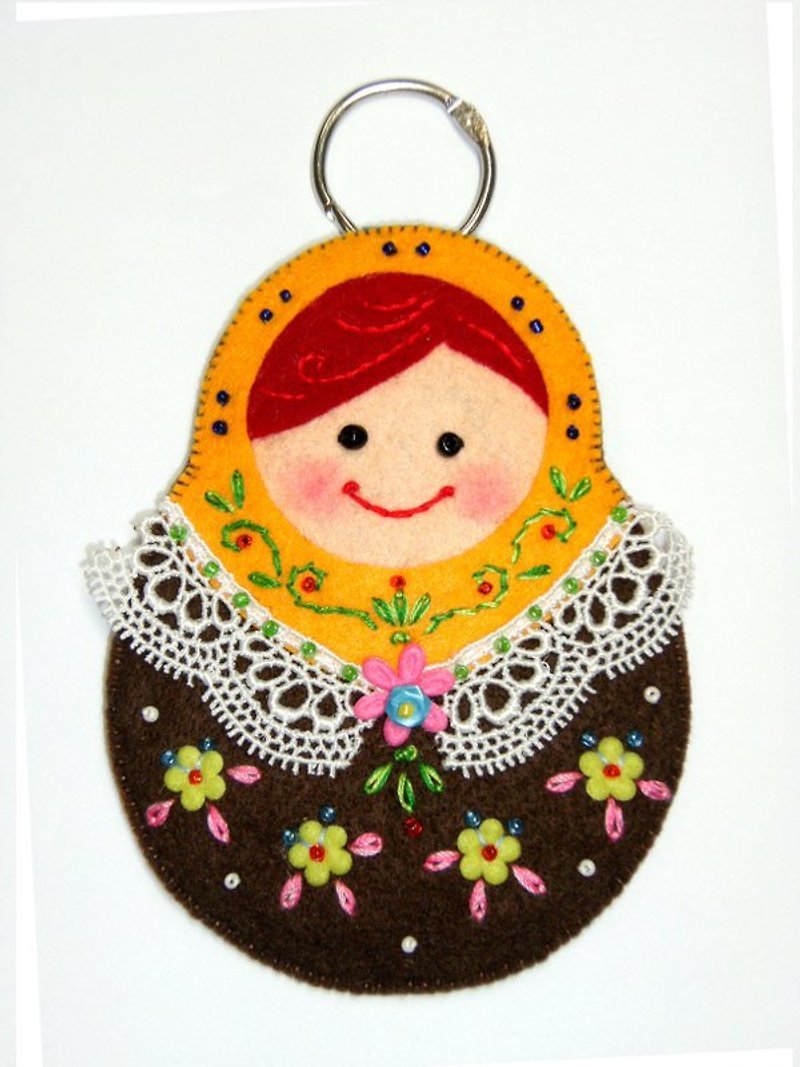 Russian Doll Card Set #007 - ID & Badge Holders - Other Materials Yellow