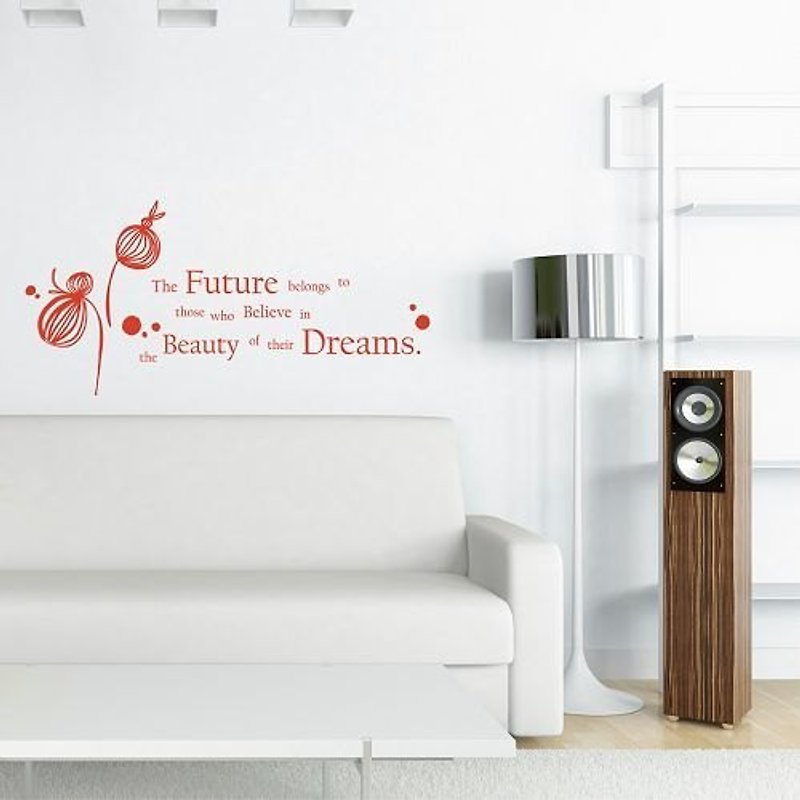 《Smart Design》/ 夢想 Dream / 無痕壁貼8色可選 - 壁貼/牆壁裝飾 - 其他材質 