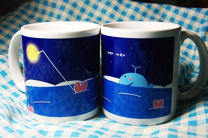 【海に]自分の心のマグカップを見つけます - マグカップ - その他の素材 ブルー