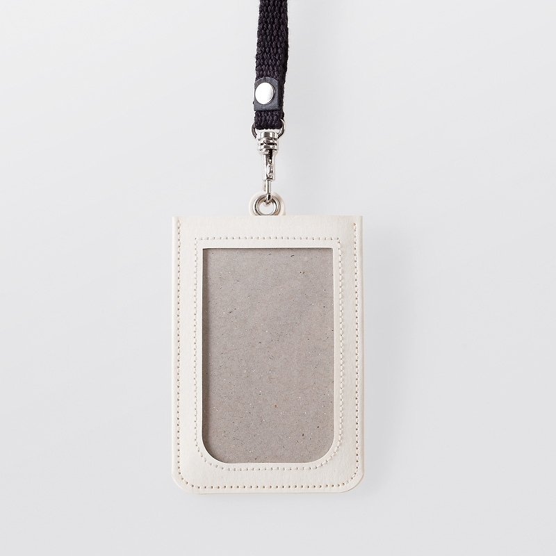 Washable Paper ID Badge Holder in Riambel White - ID & Badge Holders - Paper White