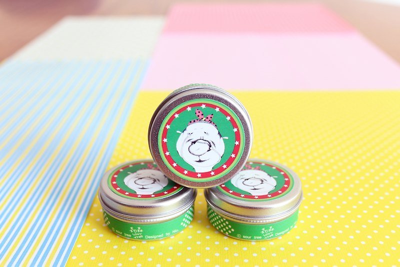 Christmas hug arbor round sticker - Stickers - Paper Multicolor