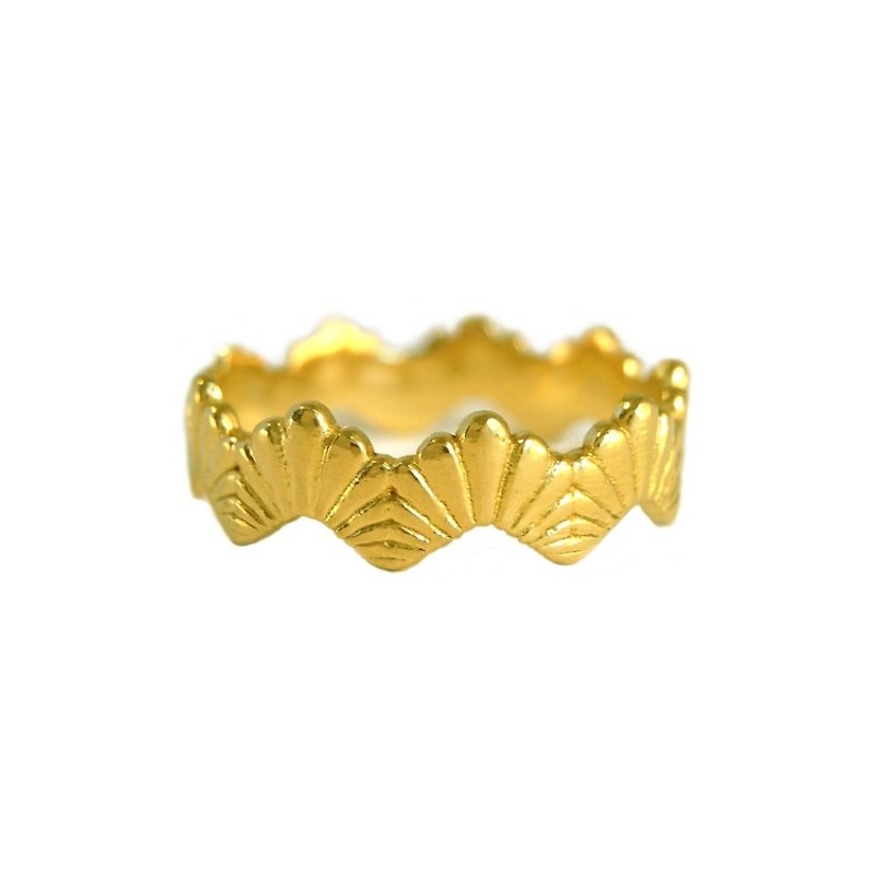 Loggia Stack Ring - แหวนทั่วไป - โลหะ สีทอง
