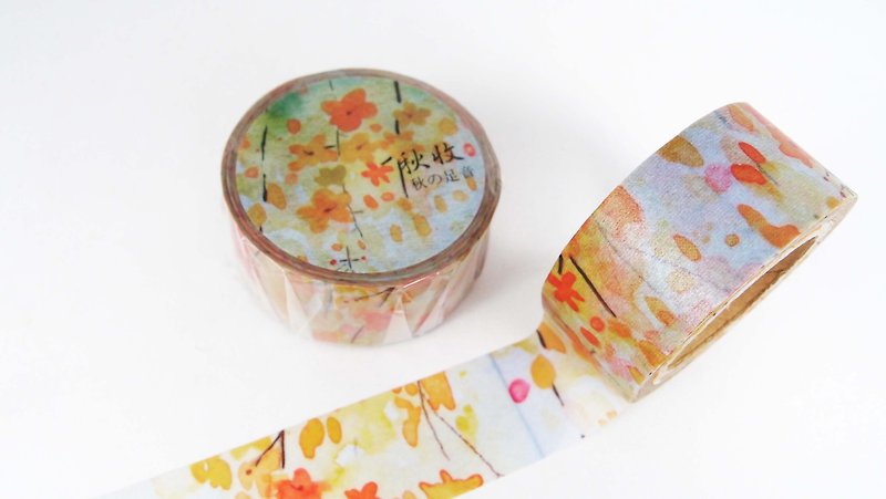 和紙テープと紙の秋 - マスキングテープ - 紙 多色