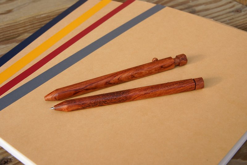 ローズウッドログペン（ペン） - 油性・ゲルインクボールペン - 木製 