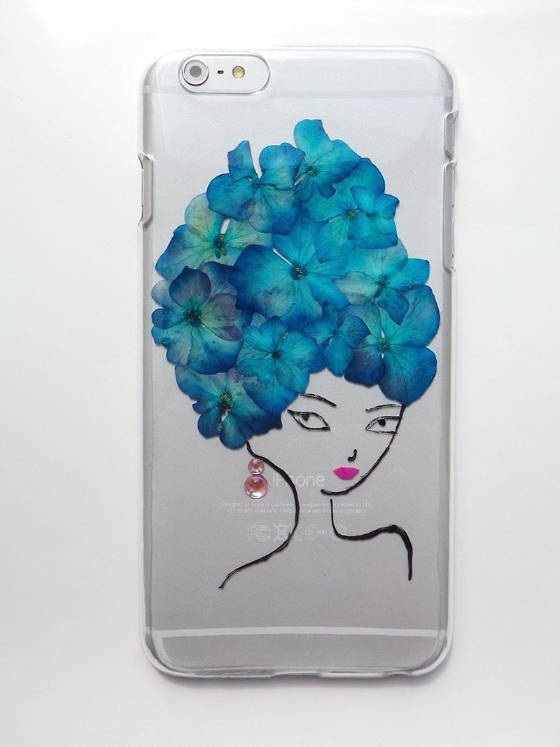 Anny's workshop hand-made Yahua phone protective shell for Apple iphone hydrangea series (narcissistic) - Phone Cases - Plastic 
