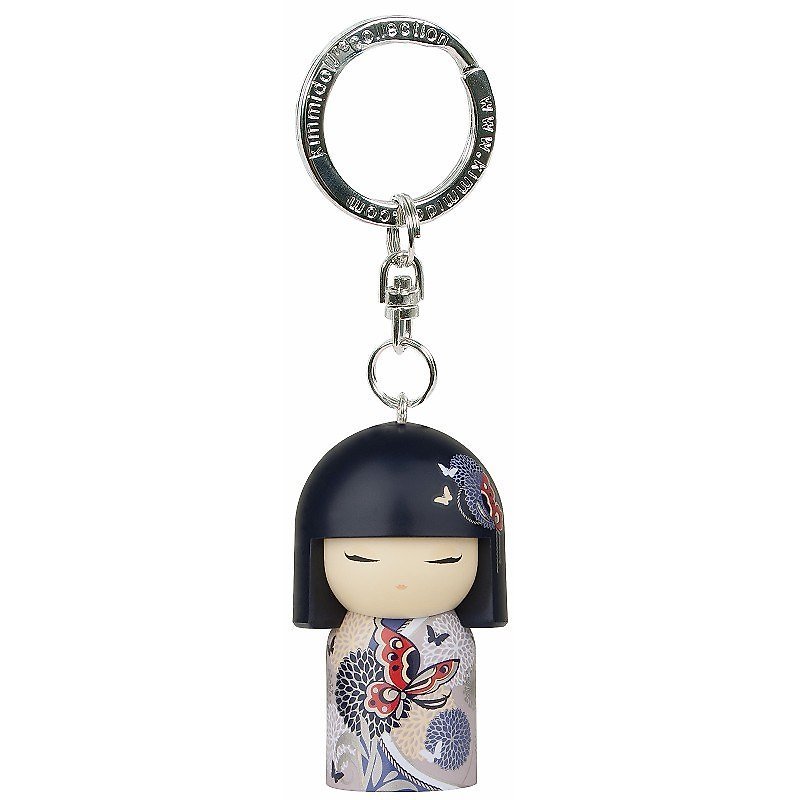 Kimmidoll and blessing doll key ring Ayana - Keychains - Other Materials Gray