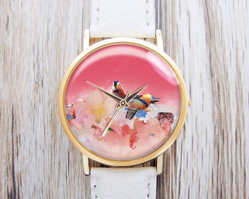 Xiaoniao Yiren-Ladies' Watches/Men's Watches/Unisex Watches/Accessories【Special U Design】 - Women's Watches - Other Metals Pink