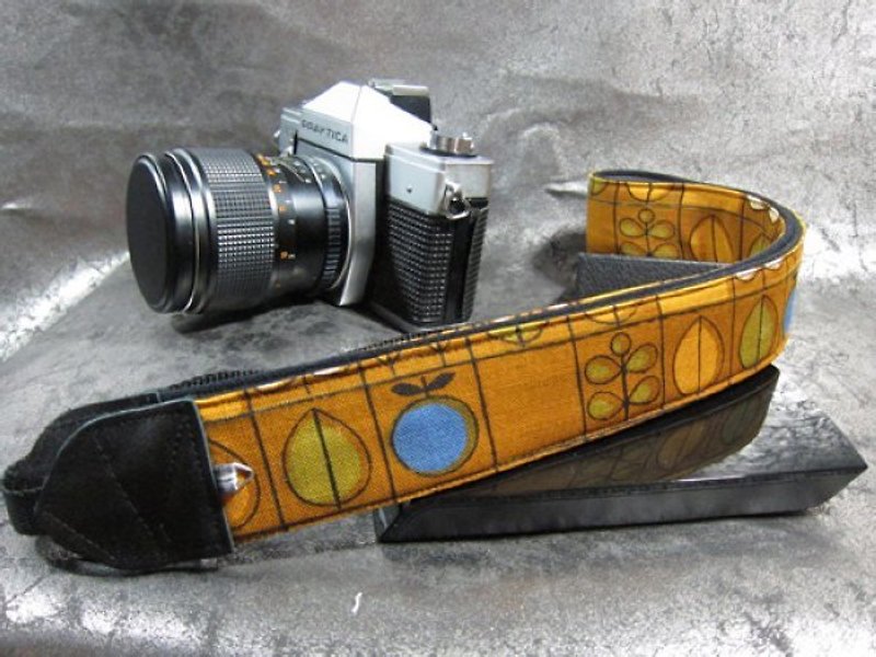 『スケッチフルーツ』 減圧ストラップ カメラストラップ ウクレレ カメラストラップ - パスケース - その他の素材 