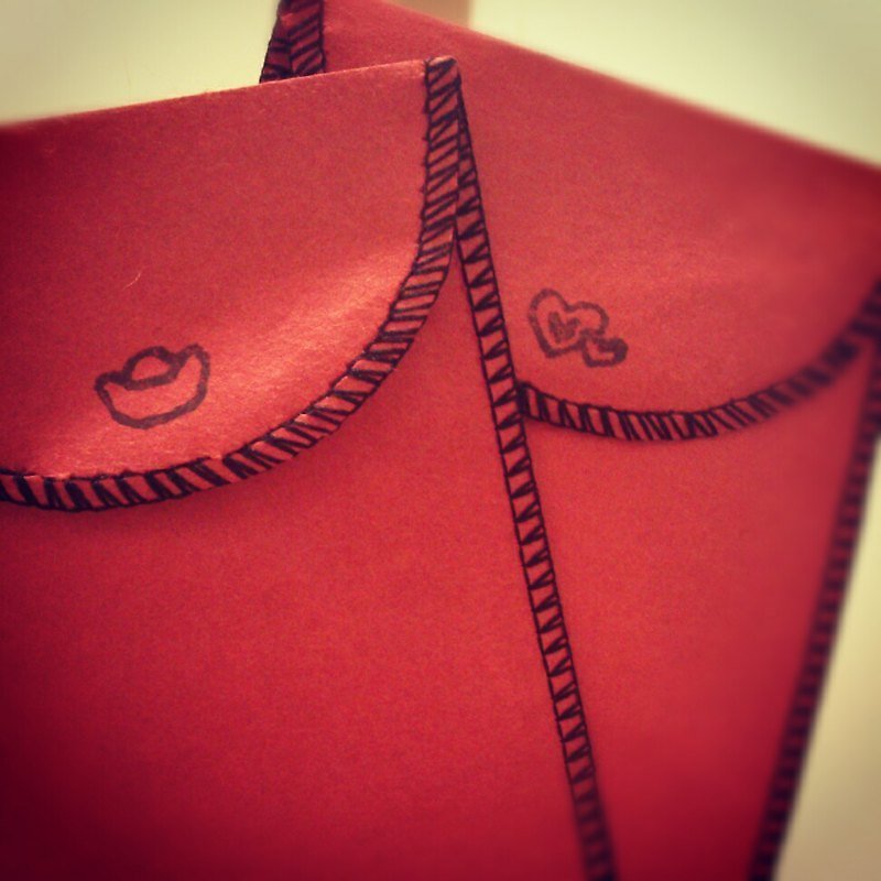 Lucky red envelope bag five-in combination - ถุงอั่งเปา/ตุ้ยเลี้ยง - กระดาษ สีแดง