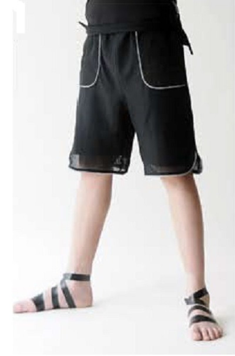 2015 spring and summer LOUD APPREL mesh pocket shorts - Other - Cotton & Hemp Black