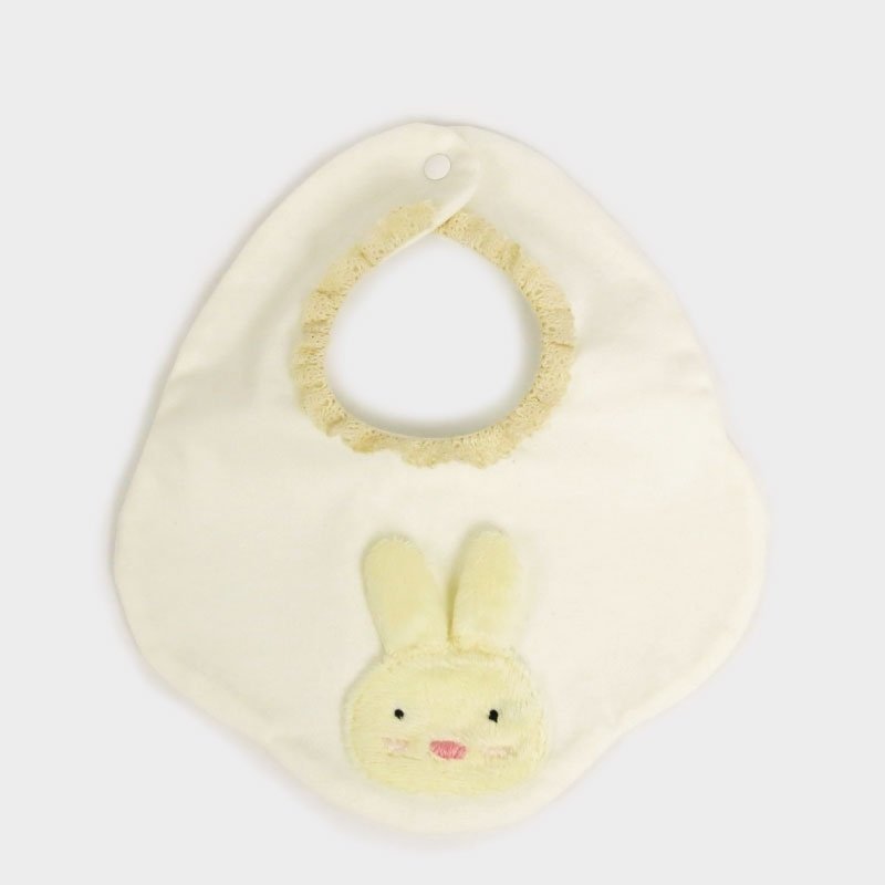 Bibs can Ailei Si bunny manual - Bibs - Cotton & Hemp White