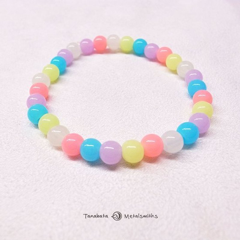☽ Qi Xi hand for ☽ [0719101] 6mm Candy luminous hand ring - color models - งานโลหะ/เครื่องประดับ - วัสดุอื่นๆ หลากหลายสี
