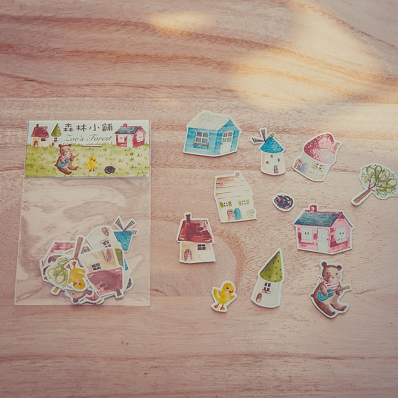 Zoe's forest forest hut sticker - Stickers - Paper 