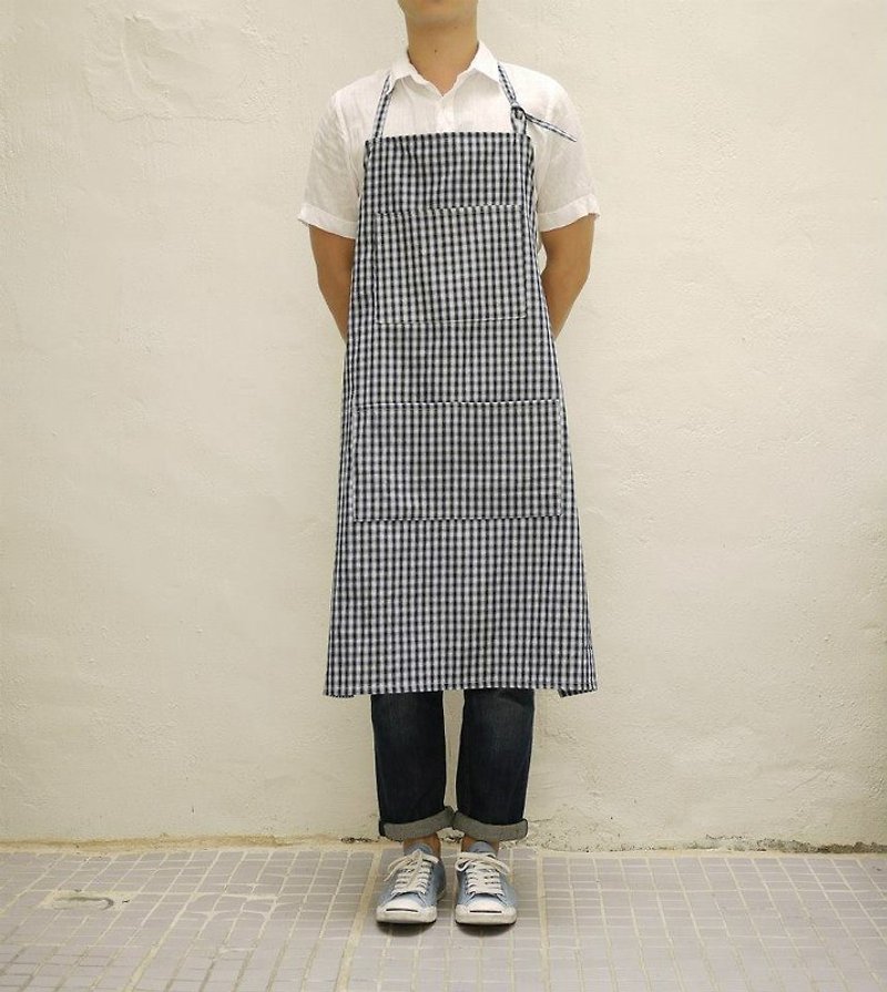 Cotton Woven Pattern Apron - Aprons - Other Materials 