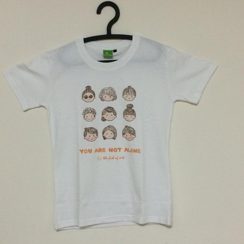 YOU ARE NOT ALONE TEE 短袖T-SHIRT  T0001 - 女 T 恤 - 其他材質 