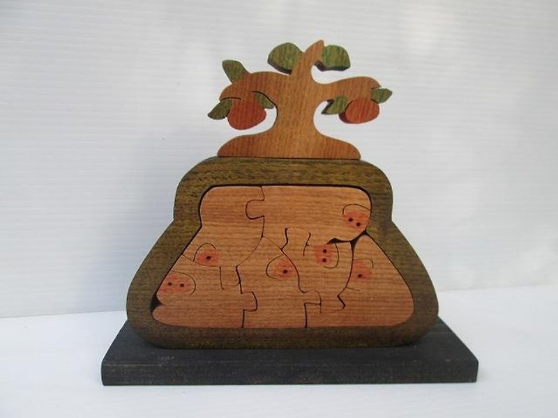 柿の木さる Japan postage164 yen - 知育玩具・ぬいぐるみ - 木製 