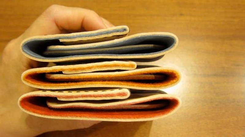 { 單車生活 } 皮夾子就該如此簡單！Simple Wallet. Money Clip with 3 or 4 Cards - กระเป๋าสตางค์ - หนังแท้ หลากหลายสี