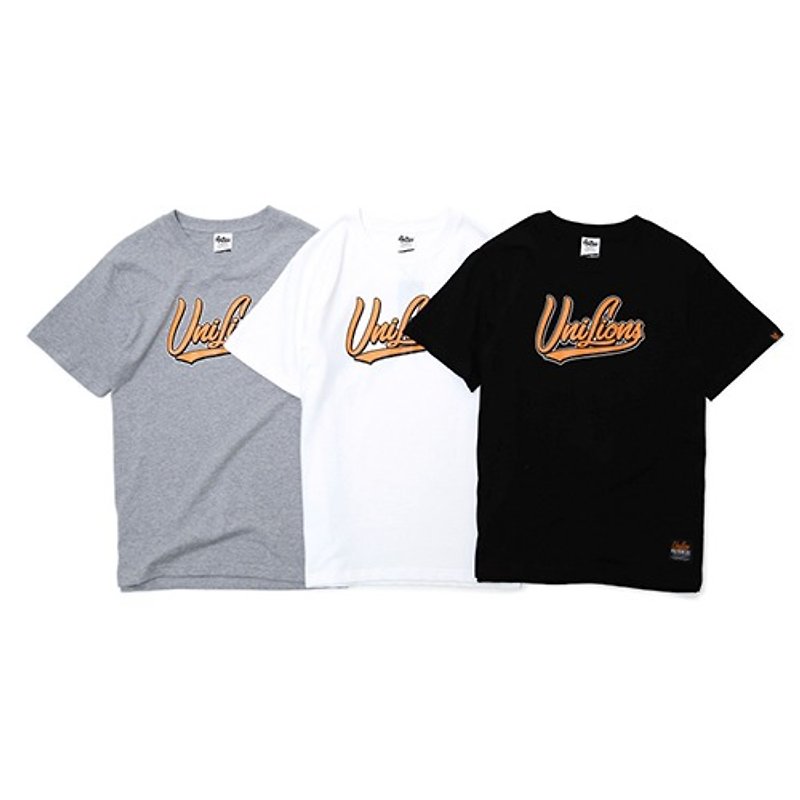 Uni-Lions X Filter017 開幕戰系列Uni-Lions Logo短T - 男 T 恤 - 其他材質 白色
